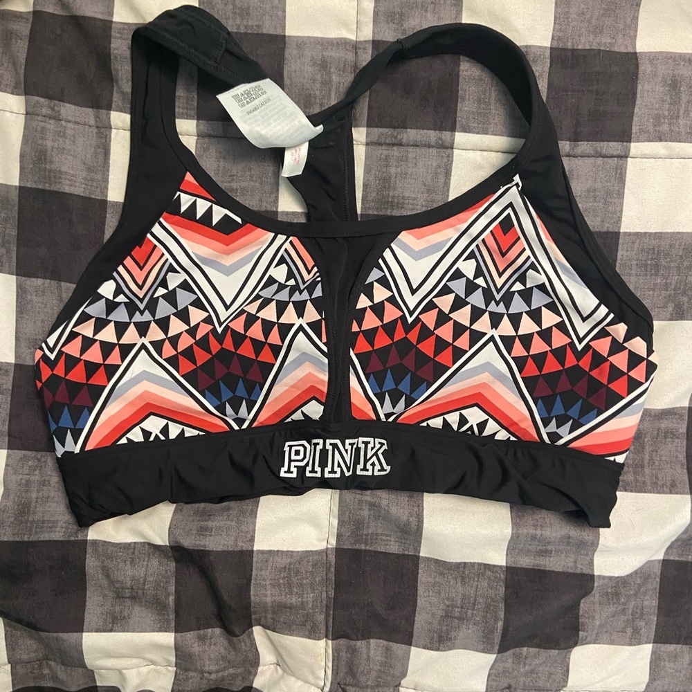 PINK Large sports bra